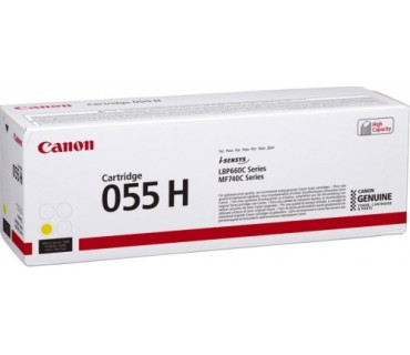 Заправка картридж Canon Cartridge 055H Y