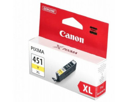 Картридж Canon CLI-451Y XL Yellow водный оригинальный