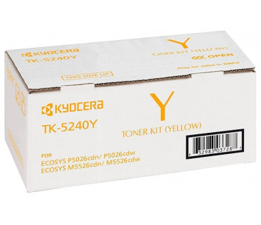 Тонер-туба Kyocera TK-5240Y оригинальная