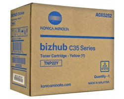 Тонер-картридж Konica Minolta TNP-22Y оригинальный