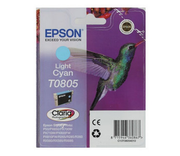 Картридж Epson T08054 Light Cyan водный