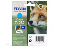 Картридж Epson T1282 Cyan пигментный оригинальный