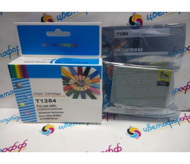 Картридж Epson T1284 Yellow пигментный